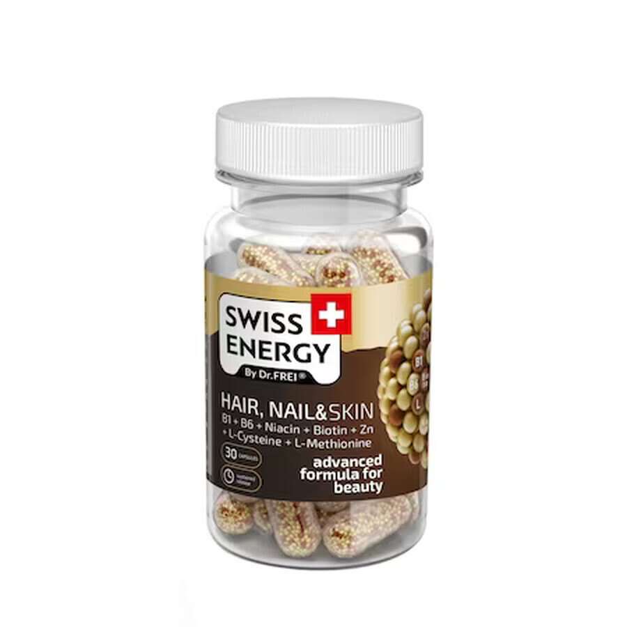 Vitamine Par, Unghii si Piele, Nano Capsule, 30 buc, Swiss Energy