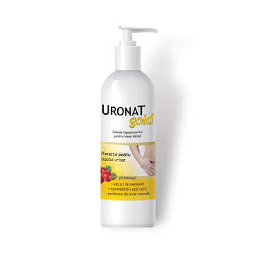 Emulsie pentru igiena intimă Uronat gold, 400 ml, Zdrovit