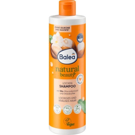 Balea Natural Beauty șampon pentru bucle, 400 ml