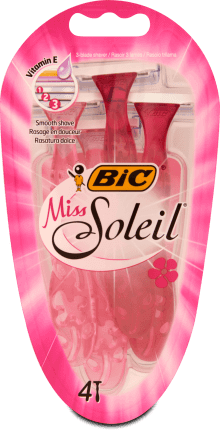 BIC Aparat de ras miss soleil cu vitamina E, 4 buc