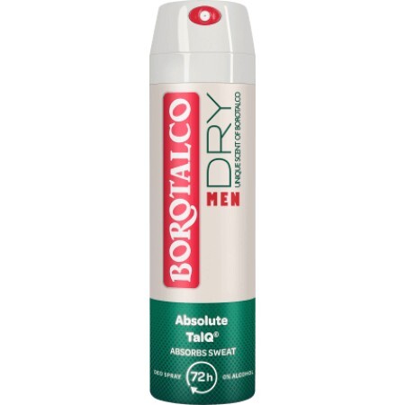 Borotalco Deodorant spray DRY Alsolute TalQ, 150 ml