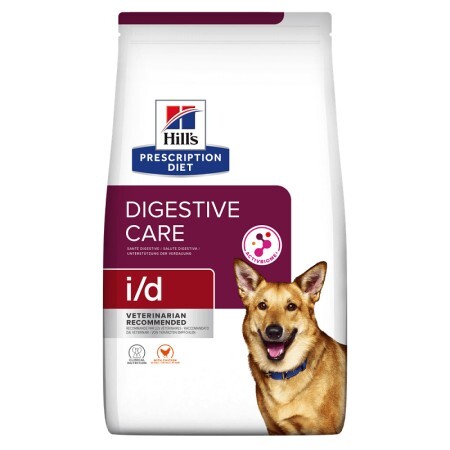Hrana cu pui pentru caini i/d Digestive Care, 4 KG, Hill's PD
