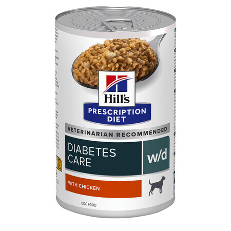 Hrana cu pui pentru caini w/d Diabetes Care, 370 g, Hill's PD