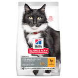 Hrana cu pui pentru pisici Mature Adult Sterilised 7+, 3 kg, Hill's SP