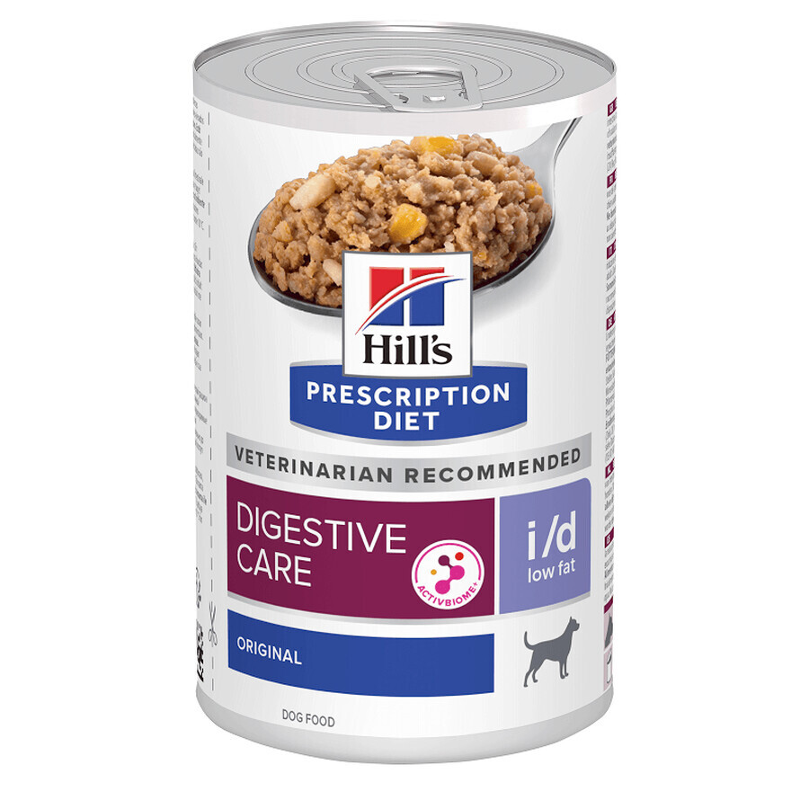 Hrana pentru caini Original i/d low fat Digestive Care, 360 g, Hill's PD