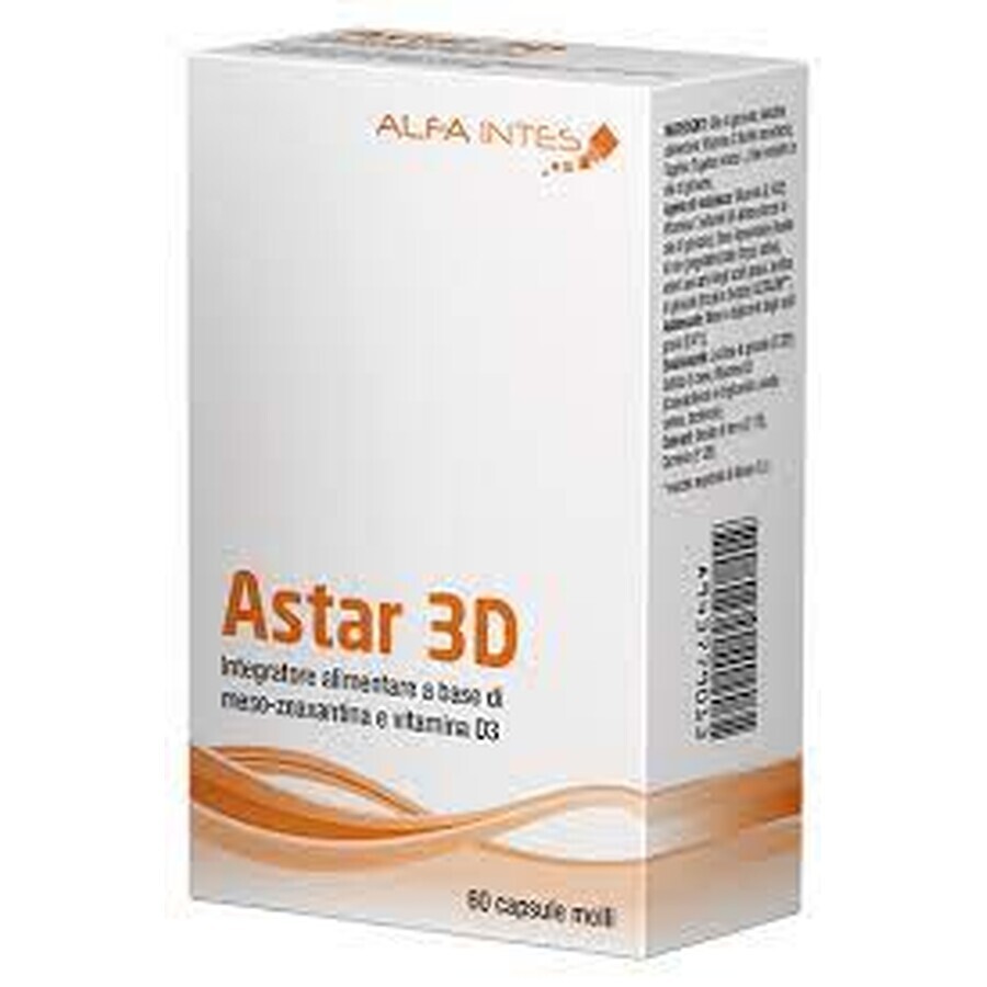 Pachet Astar 3D, 60+60 capsule, Alfa Intens