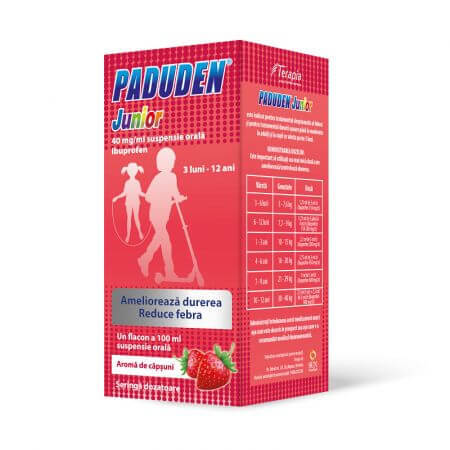 Paduden Junior, 40 mg/ml suspensie orală, 100 ml, Terapia