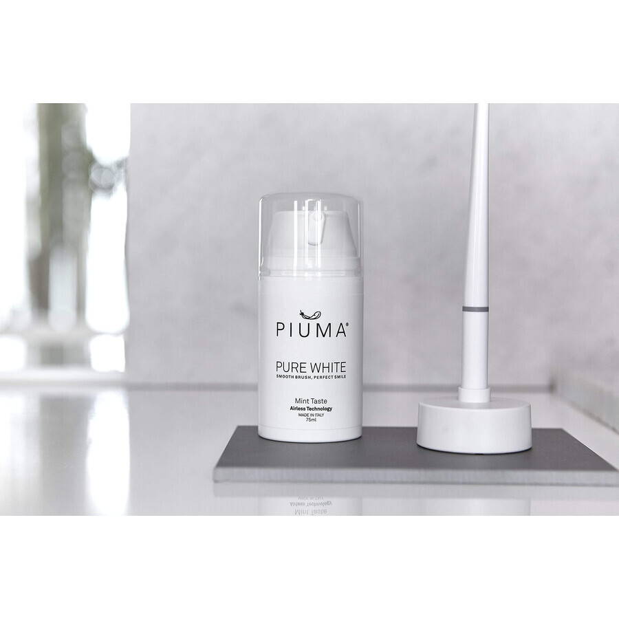 Pastă de dinți Pure White, 75 ml, Piuma