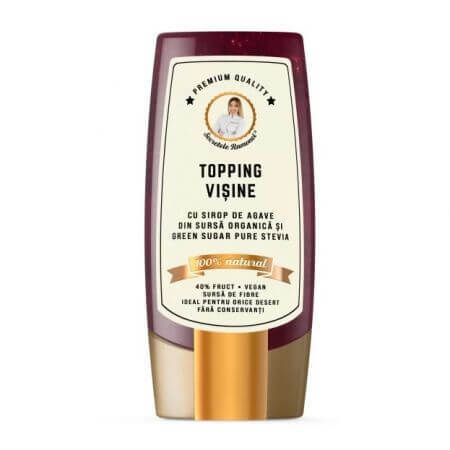 Topping cu aroma de visine, 310 g, Laboratoarele Remedia