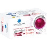 Vitamina C 1500 mg + D3 3000 UI Retard Biosunline, 30 comprimate, AC Helcor