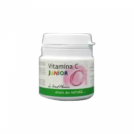 Vitamina C cu aroma de zmeura pentru copii, 20 comprimate, Pro Natura
