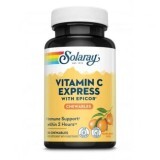 Vitamina C Express cu Epicor Solaray, 30 comprimate masticabile, Secom