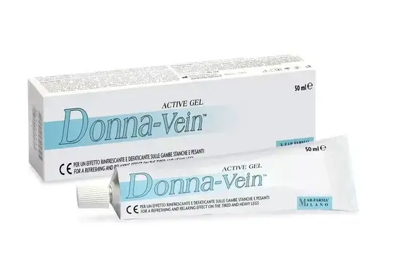 Gel pentru contracararea starii de greutate și de oboseala a picioarelor Donna-Vein, 30 ml, Mar-Farma