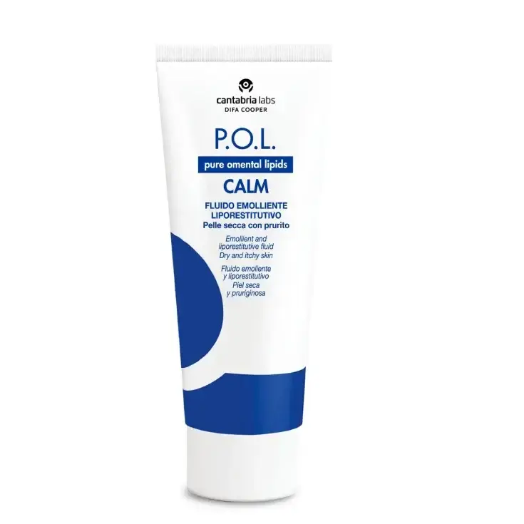 P.O.L. Calm Fluido, Fluid emolient liporizant pentru pielea uscata cu mâncarime, 200 ml, Cantabria Labs