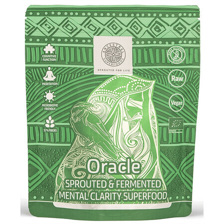 Amestec de pudre Bio pentru sistemul nervos Oracle Mental Clarity Superfood, 200 g, Ancestral Superfoods