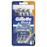 Aparate de ras de unica folosinta Gillette Blue3, 6 bucati, P&G