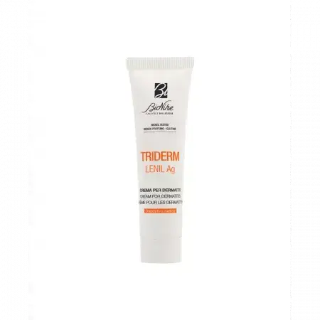 BioNike Triderm AG Crema cu argint coloidal pentru dermatite si eczeme cu risc de suprainfectie, 30 ml