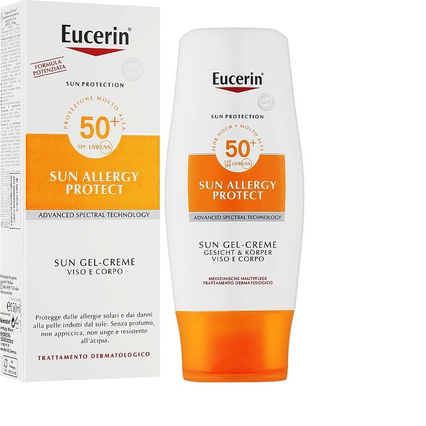 Crema gel cu protectie impotriva alergiilor solare SPF 50+, 150 ml, Eucerin