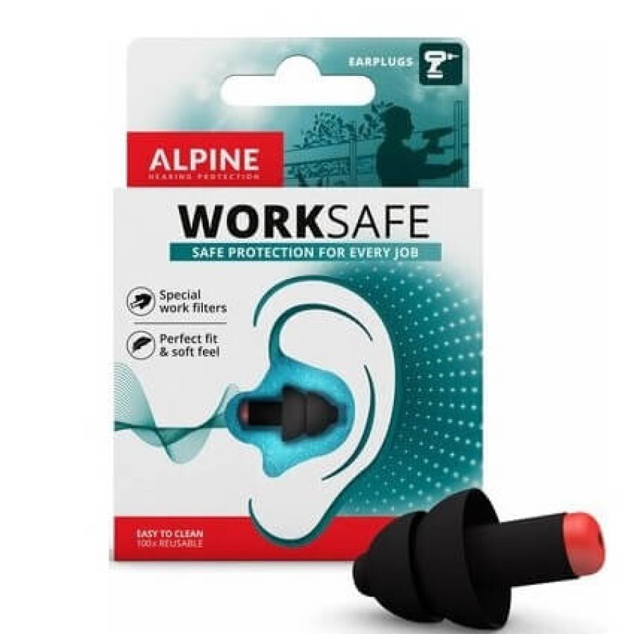 Dopuri de urechi Work Safe, 1 pereche, Alpine