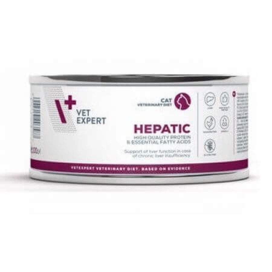 Hrana pentru pisici Hepatic Cat, 100 g, VetExpert