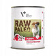 Hrana umeda cu vita pentru caini Puppy Raw Paleo, 800 g, VetExpert
