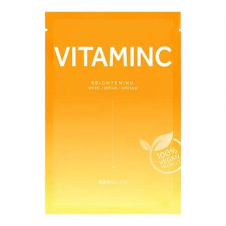 Masca tip servetel vegana cu vitamina C, 23 g, Barulab