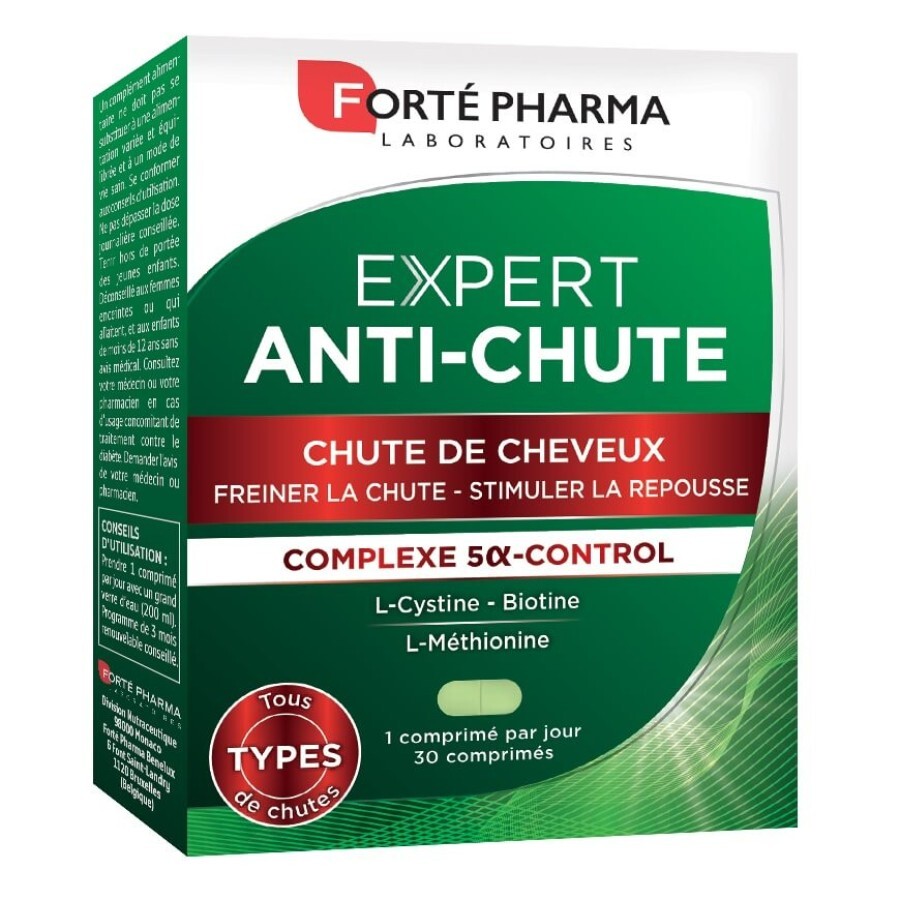 Expert Anti-Chute, 30 comprimate, Forte Pharma recenzii