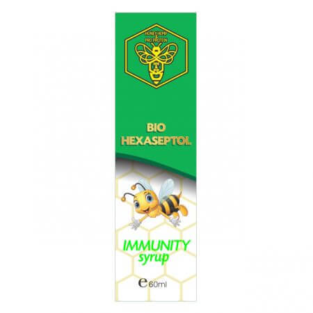 Sirop Bio Hexaseptol Immunity Honeydew & Manuka Honey Blend MGO 500, 60 ml, Alcos Bio Prod