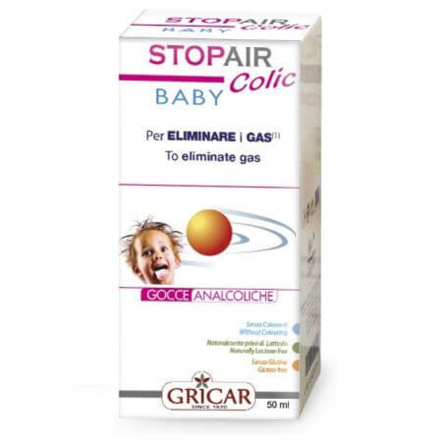 Sirop Stopair Colic Baby, 50 ml, Gricar