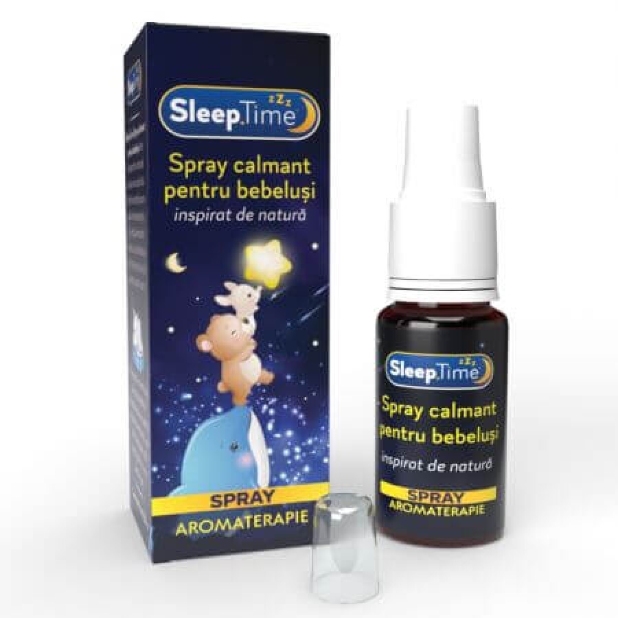 Spray aromaterapie SleepTime Kids, 30 ml, Justin Pharma