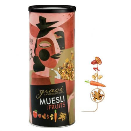 Musli cu fructe, 500 g, Graci