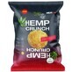 Snack proteic bio cu paprika Hemp Crunch, 100 g, Veggy Crush