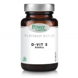 Vitamina D3 5000iu D-Vit3 Platinum, 60 tablete, Power of Nature