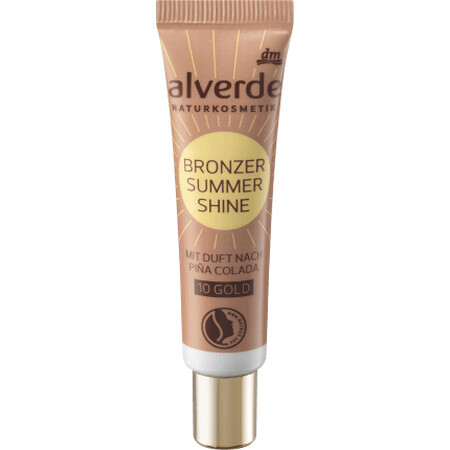 Alverde Naturkosmetik Bronzer lichid Summer Shine - Nr. 10 Gold, 15 ml