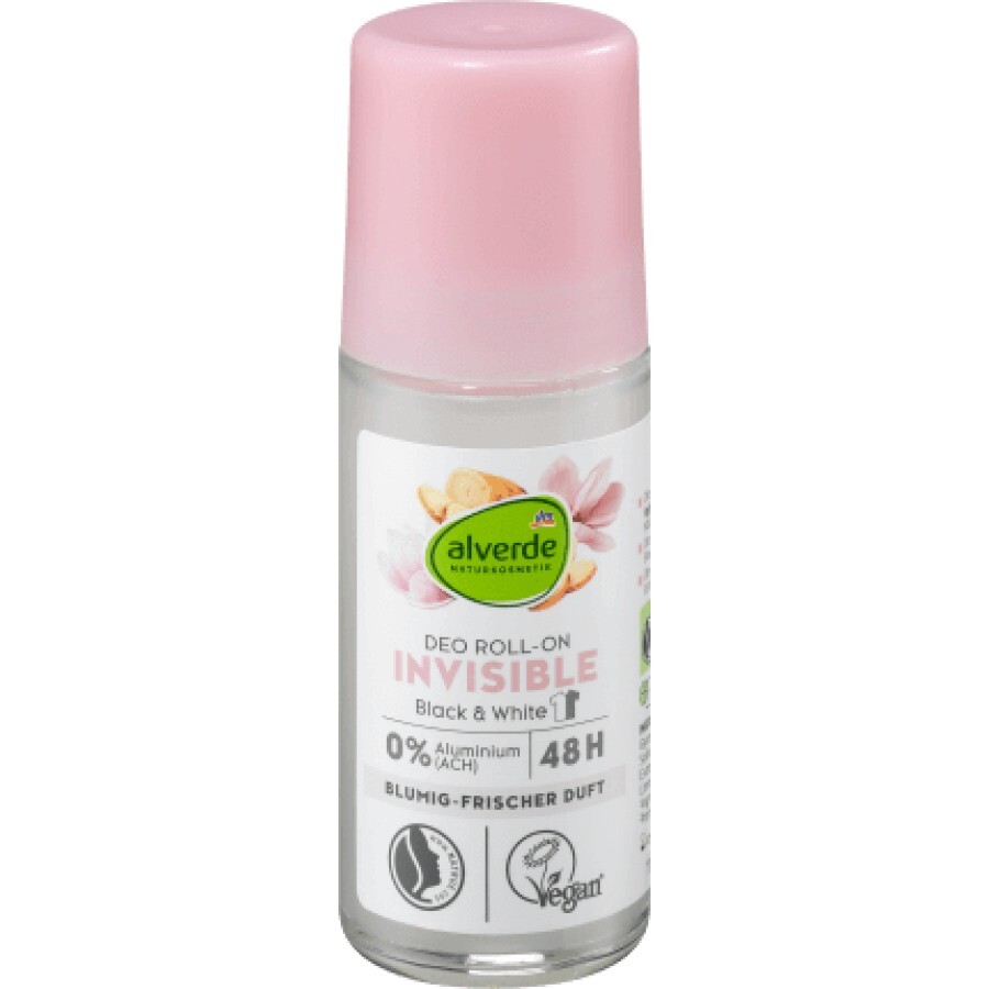 Alverde Naturkosmetik Deodorant roll-on INVISIBLE, 50 ml