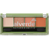 Alverde Naturkosmetik Paletă fard de pleoape quattro 93 Sunset Lover, 4,4 g