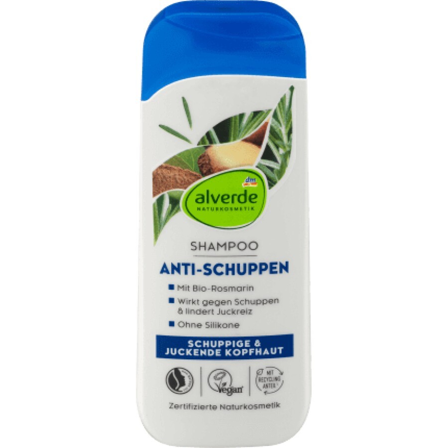 Alverde Naturkosmetik Șampon anti-mătreață, 200 ml