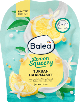 Balea Mască turban de păr Lemon Squezzy, 1 buc