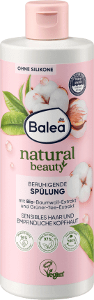 Balea Natural beauty balsam pentru păr calmant cu ceai verde, 350 ml