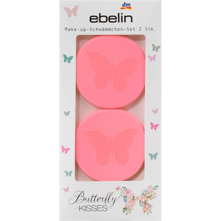 Ebelin Set bureței pentru make-up Butterfly Kisses, 2 buc