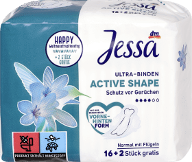 Jessa Absorbante ultra Active Shape, 18 buc