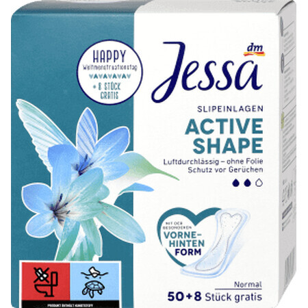 Jessa Absorbante zilnice Active Shape, 58 buc