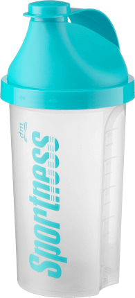 Sportness Shaker turcoaz, 500 ml