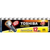 Toshiba Baterie R6 ALK high power SH12, 12 buc