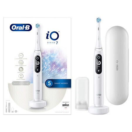 Periuță de dinți electrică iO7 Alb, Oral-B