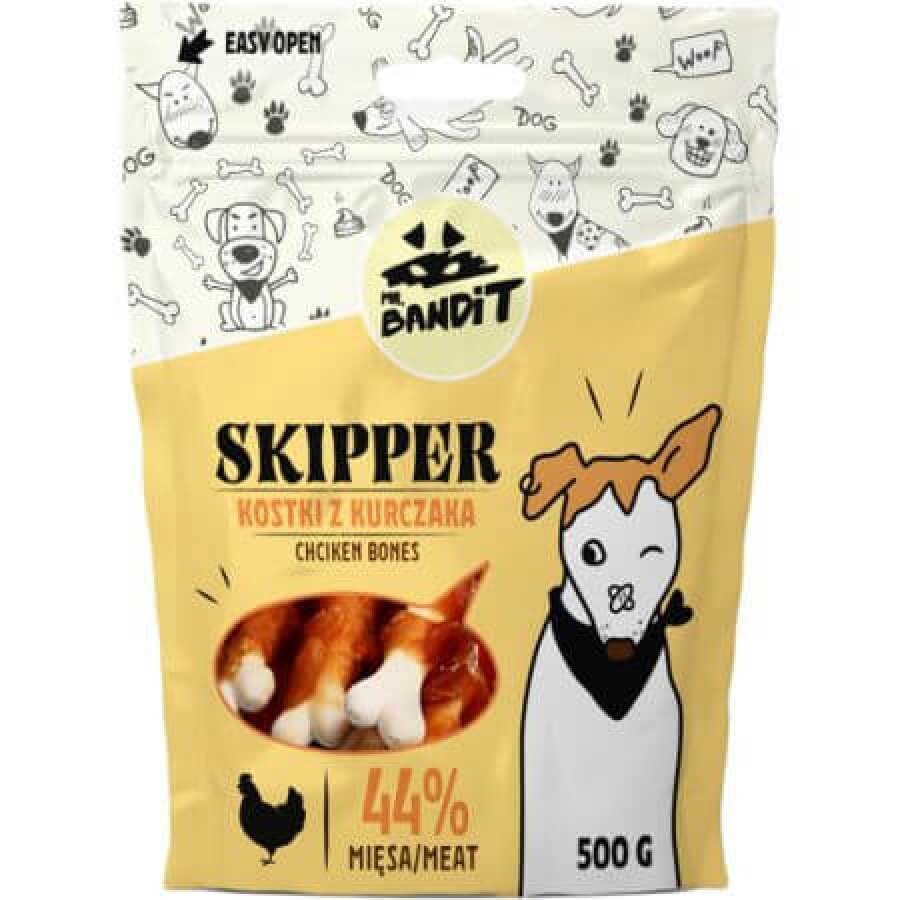 Recompense pentru caini cu pui Skipper, 500 g, Mr. Bandit