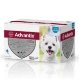 Solutie deparazitara pentru caini Spot-on Advantix 100, 24 pipete, Bayer Vet OTC