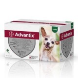 Solutie deparazitara pentru caini Spot-on Advantix 40, 24 pipete, Bayer Vet OTC