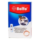 Zgarda antiparazitara 38 cm pentru caini si pisici Bolfo, 1 bucata, Bayer Vet
