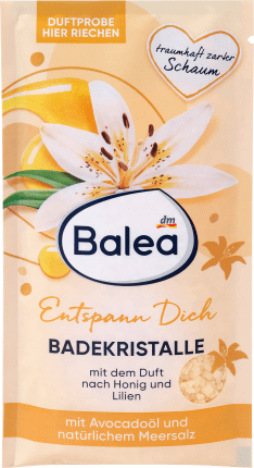 Balea Cristale de baie Relax, 80 g